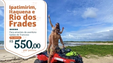 Quadriciclo em Ipatimirim, Itaquena e Rio dos Frades